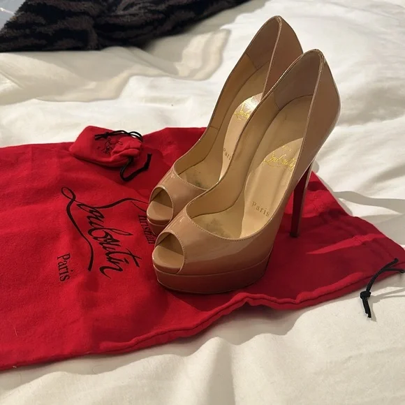 CHRISTIAN LOUBOUTIN LADY PEEP PUMP - Picture 3 of 9